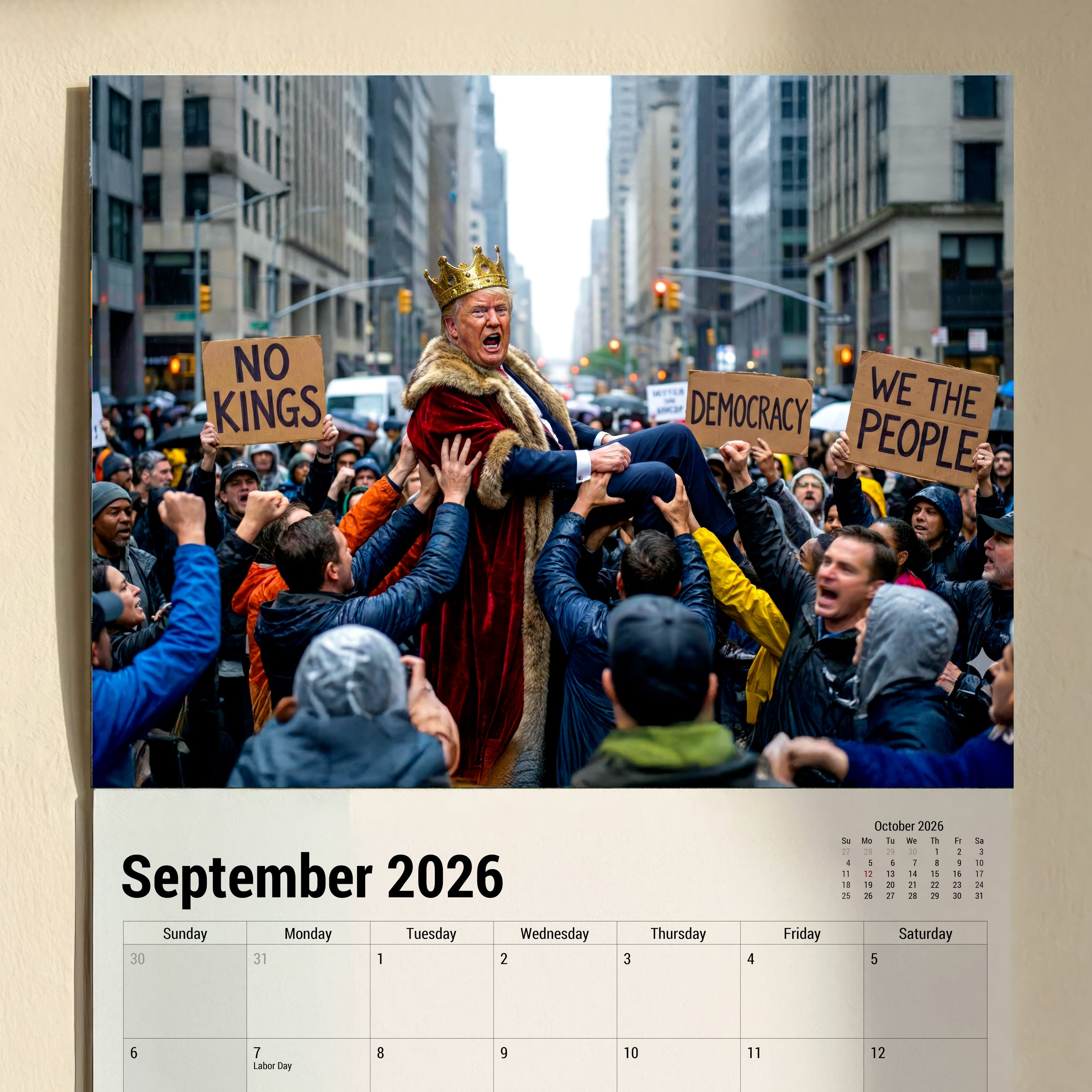 Ugly Trump Calendar 2026