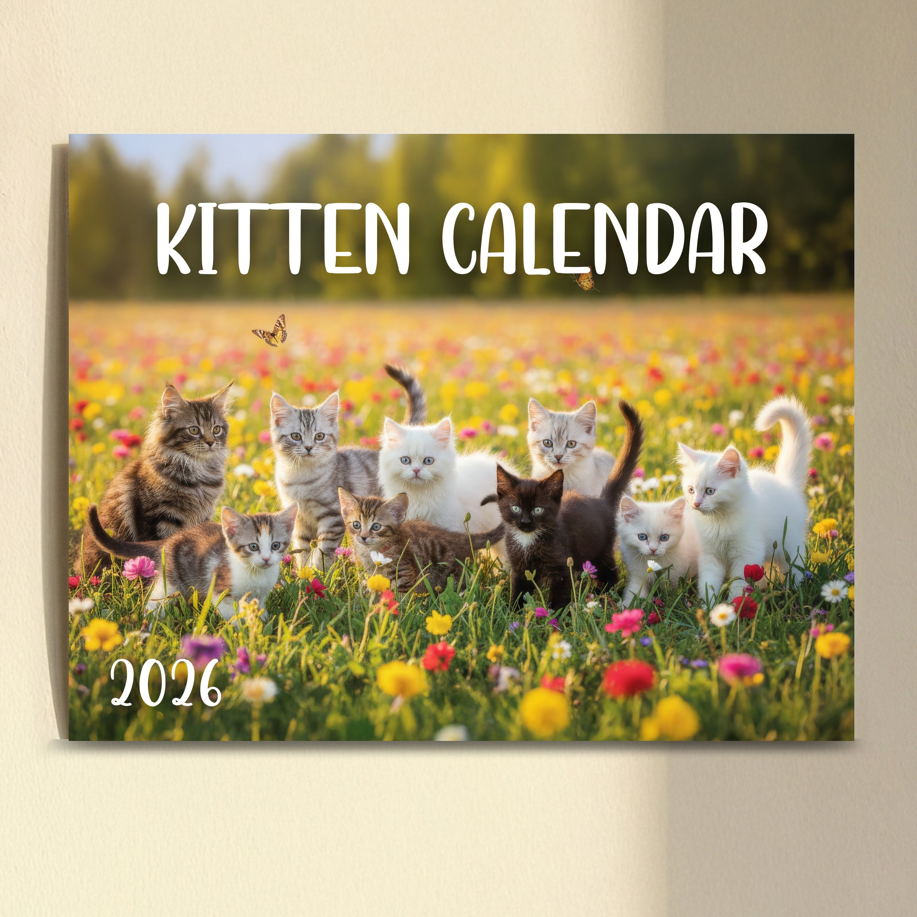Cute Kitten Calendar 2026