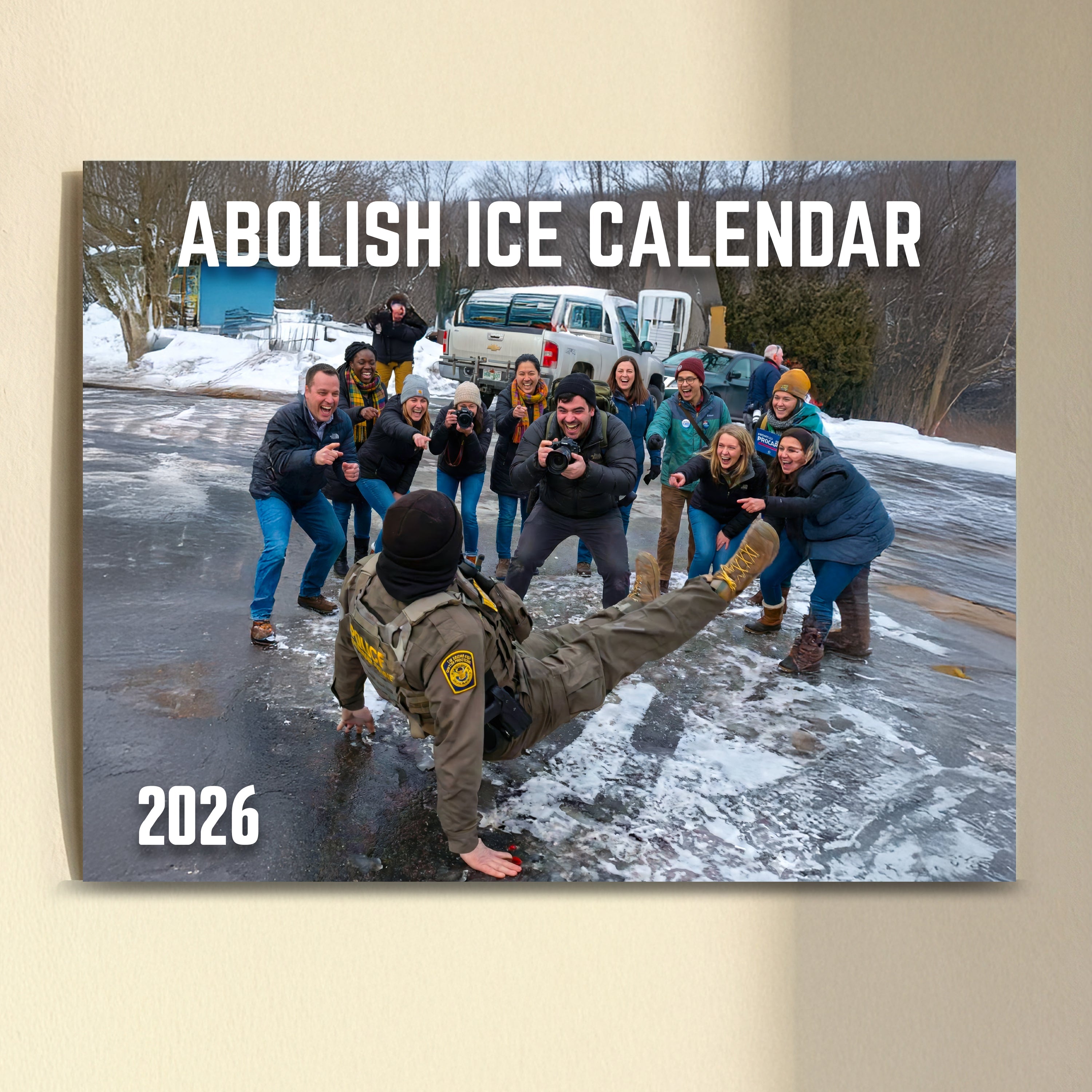 Abolish ICE Wall Calendar 2026