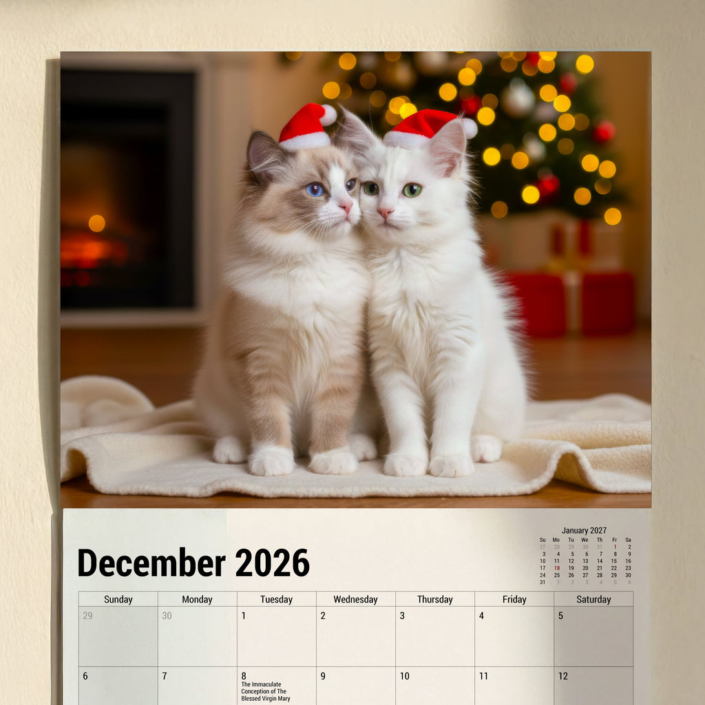 Cute Kitten Calendar 2026