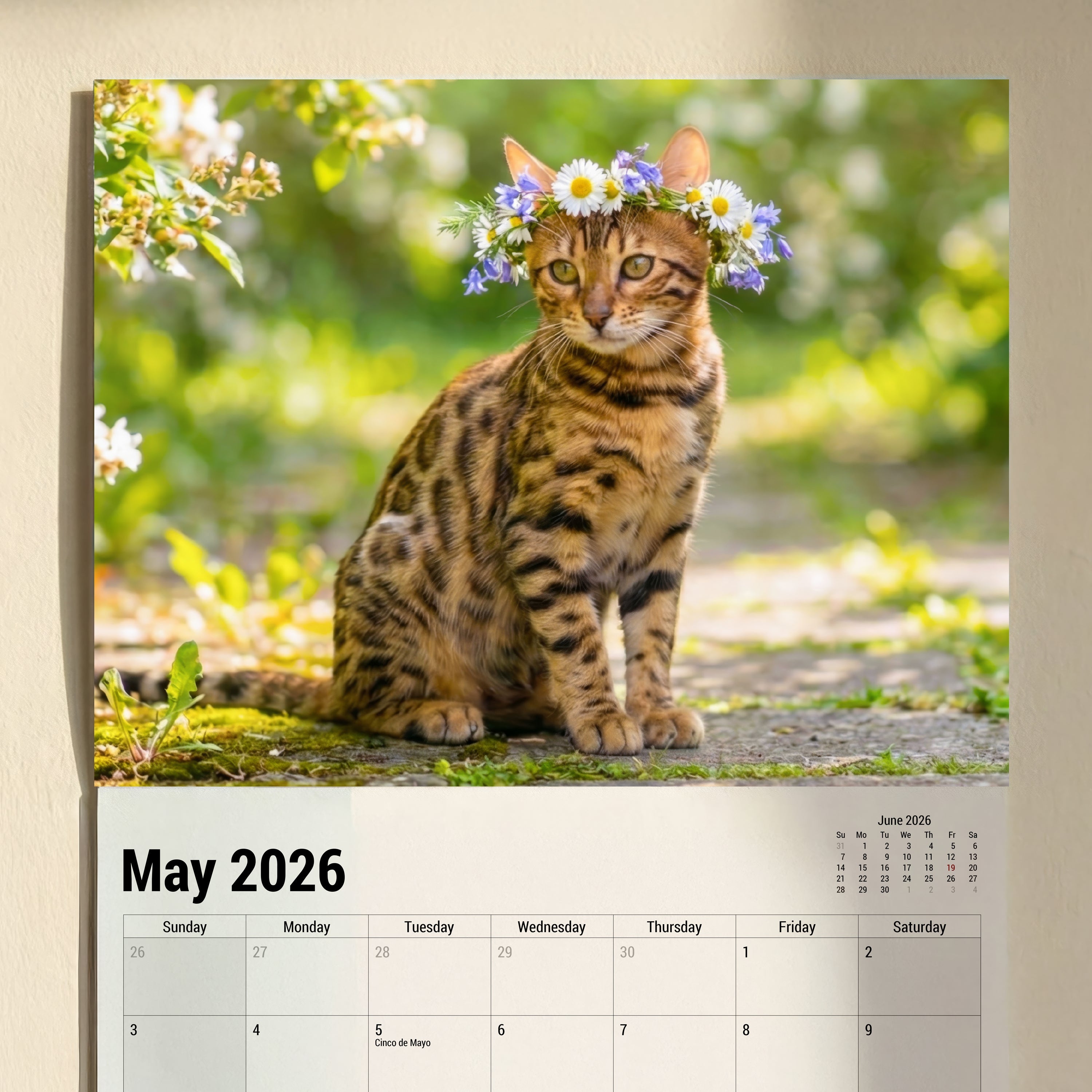 Cute Kitten Calendar 2026